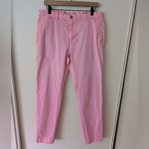Vineyard Vines Mens 34 Pink Chino Dress Pants Preppy Academia Shabbychic Cottage